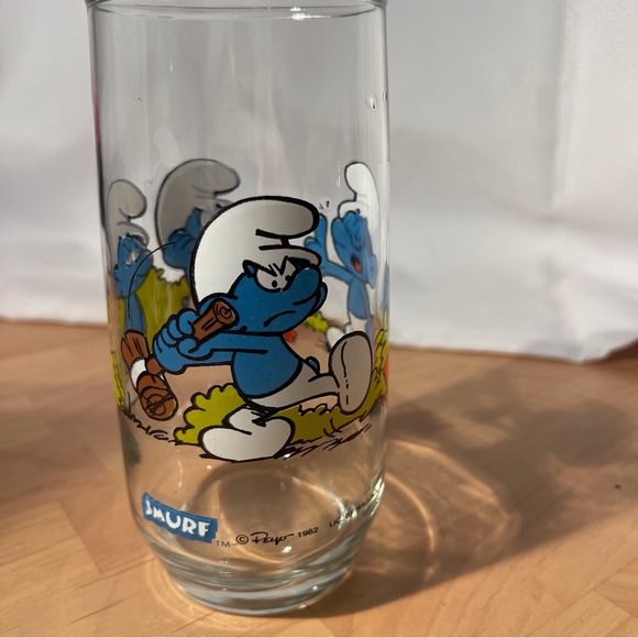Smurfs Brainy Glass Vintage - Picture 4 of 9